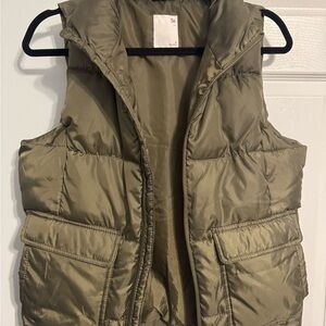 SO Khaki Puffer Vest